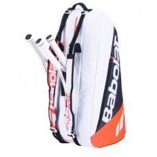 RAQUETEIRA BABOLAT PURE STRIKE RH6 - BRANCO/PRETO/VERMEHO